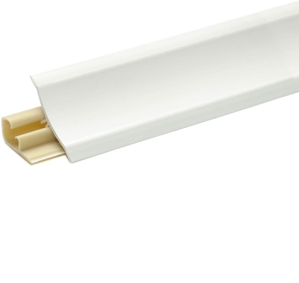 DQ-PP 3 m HOEKLIJST - Wit - 23 x 23 mm - PVC - GRATIS schroeven - Keukenlijst Werkblad Afwerkingslijst Lijst Keuken Keukenafwerkingslijst Wandafwerkingslijst Tafelbladlijst