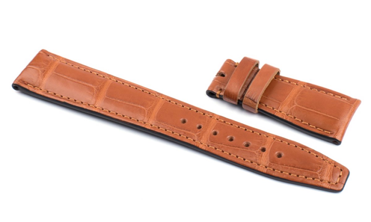 Horlogeband Portugieser Cognac - Leer - 22-18mm