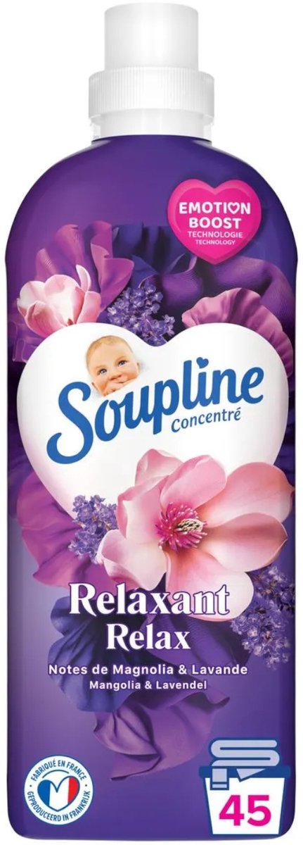 Soupline Wasverzachter - 45sc950ml - relax - magnolia & lavendel
