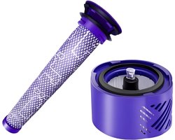 HEPA Filter set geschikt voor Dyson V6 DC59 HEPA Vervanging Pre-Filter (DY-96674101) en Post-Filter (DY-96566101) Wasbaar Motor filter Onderdelen