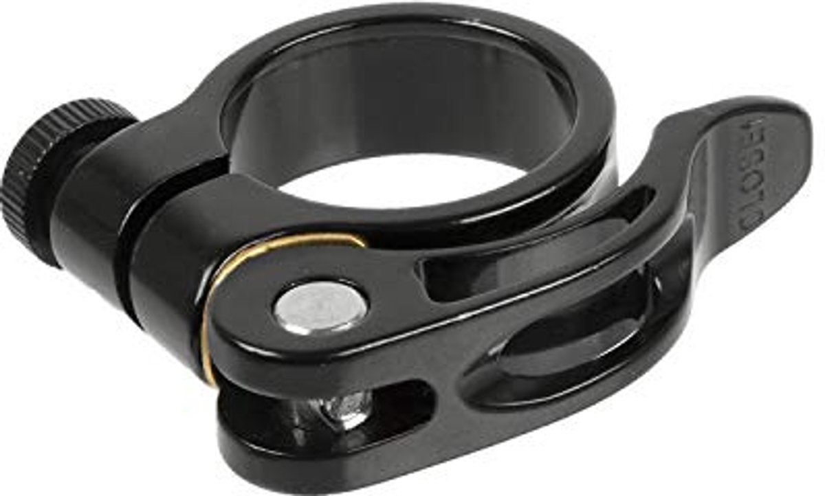 Zadelklem 31.8 mm met Snelsluiting - Zwart