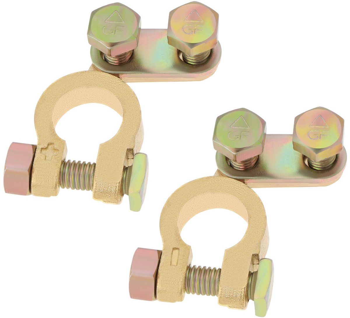 1 Paar Automotive Batterij Klem Quick Release Batterij Terminal Connector Klem Auto Batterij Terminals Klemmen Positieve Negatieve Terminal Batterij Klem