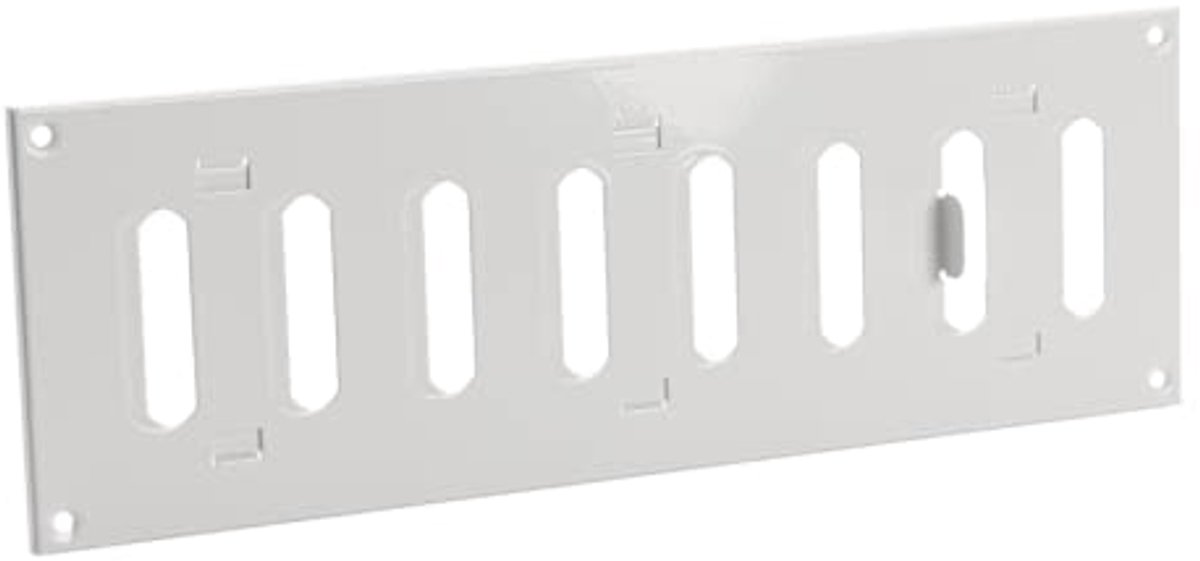 Ventilatierooster 300x100 mm - Wit Schuifrooster voor Ventilatie