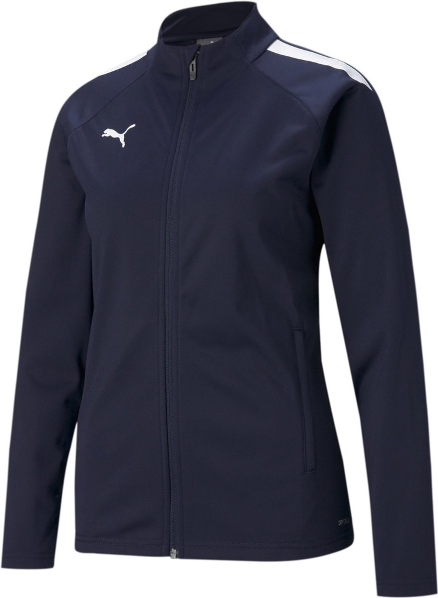 Puma trainingsjack voor dames TeamLIGA Training Jacket W 657252 Peacoat-Puma Wit