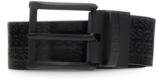 GUESS Cuir ceinture Adjustable And Reversible Belt W95 Black noir