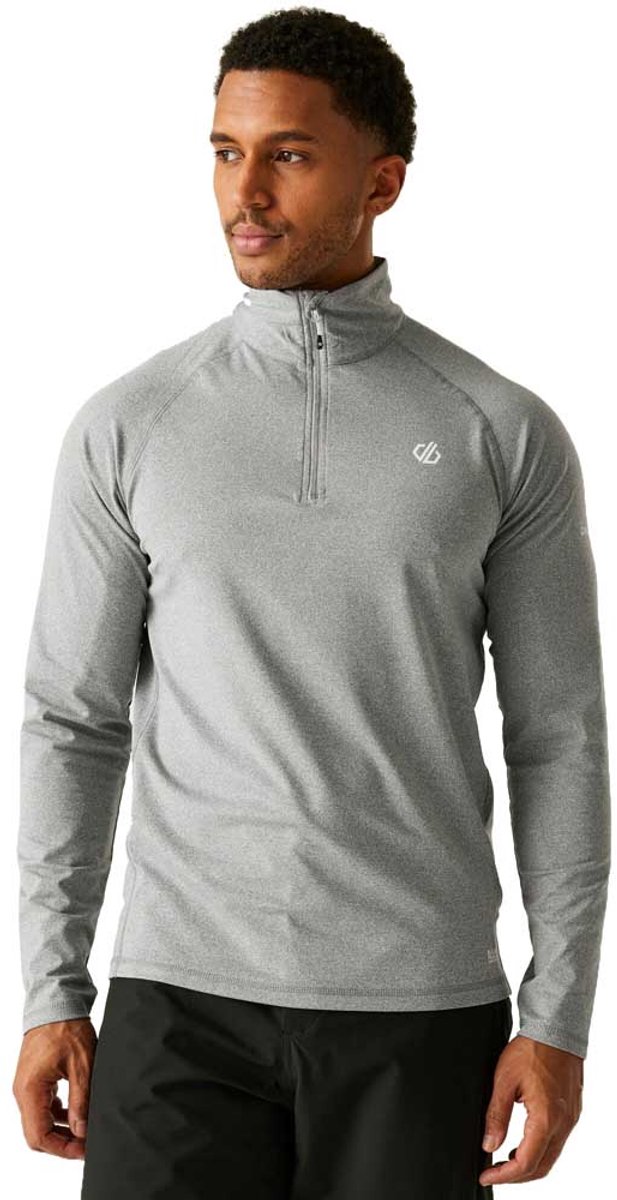 Dare2b Fuse Up Ii Sweatshirt Met Halve Rits Man Grijs