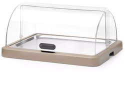 HENDI Koeldisplay met rolltop Duo UNIQ beige 460 x 355 x 220 mm