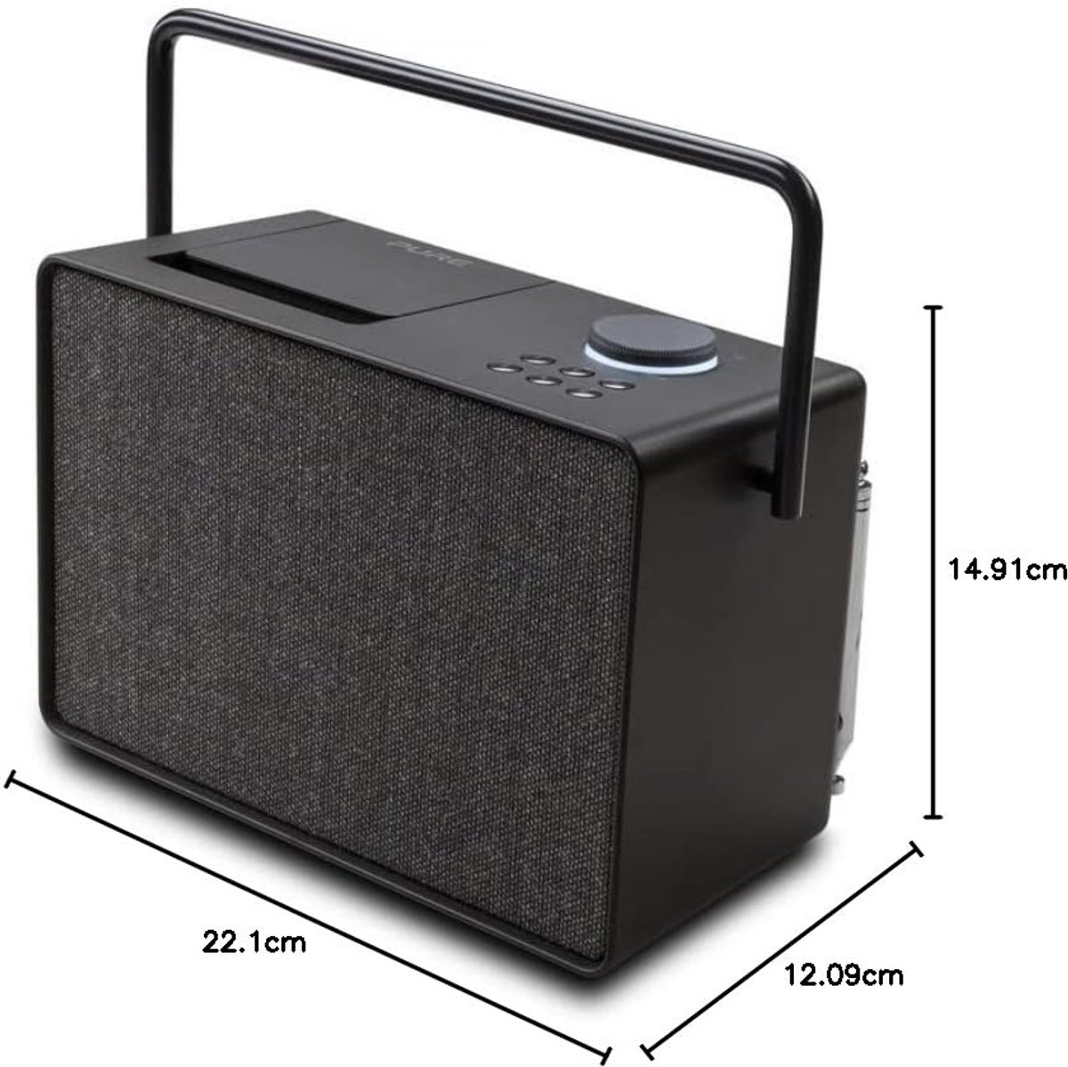 Veelzijdig muzieksysteem voor binnen en buiten - DAB+/FM-radio, internetradio, podcasts, Spotify Connect, Bluetooth met 40 W stereogeluid