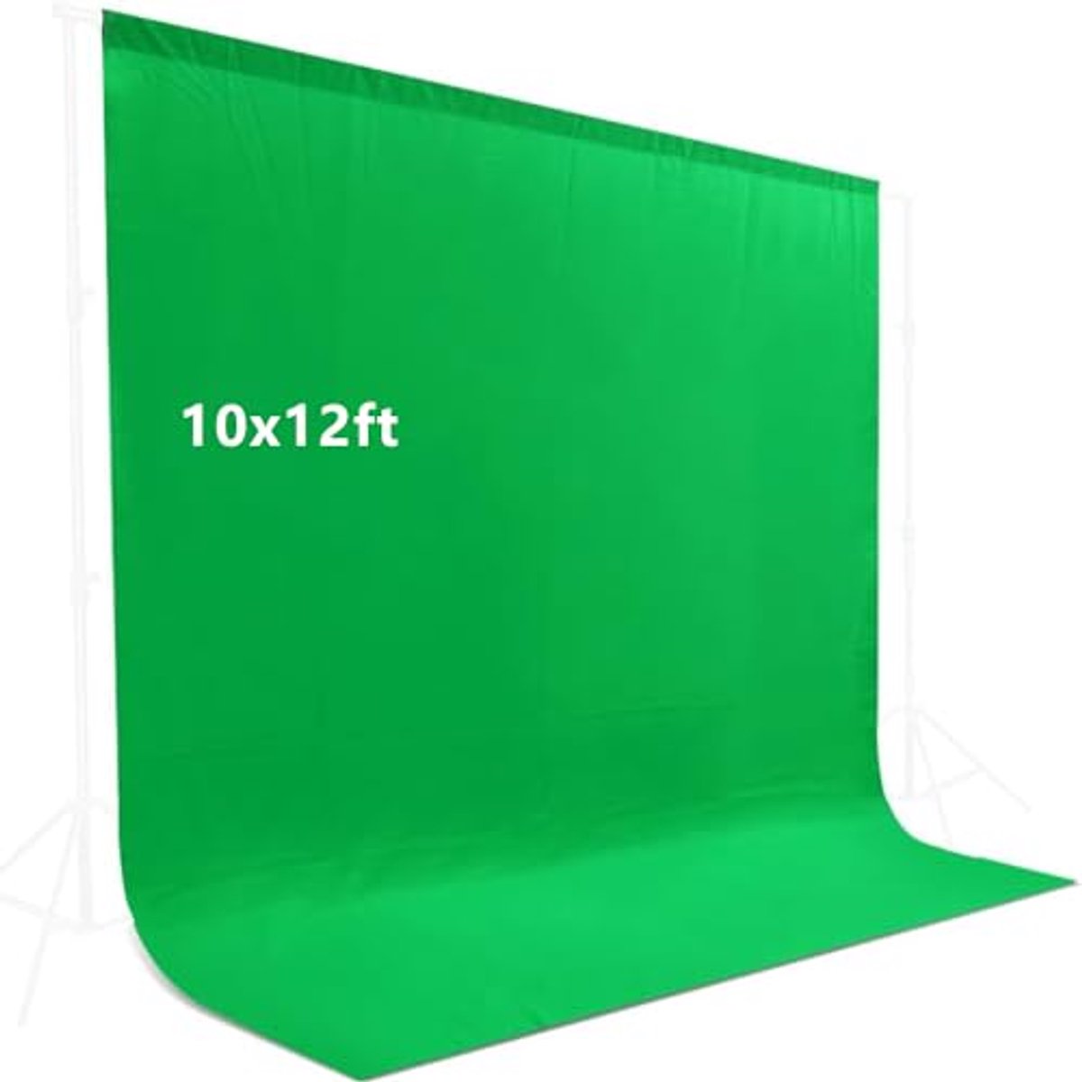 10 x 12 ft Groen Scherm Achtergrond voor Fotografie en Videoproductie