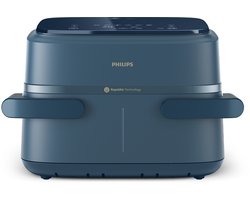 Philips 1000 series NA156/60 - Dubbele airfryer - Heteluchtfriteuse - Vrijstaand - 7,1l - 2450 W