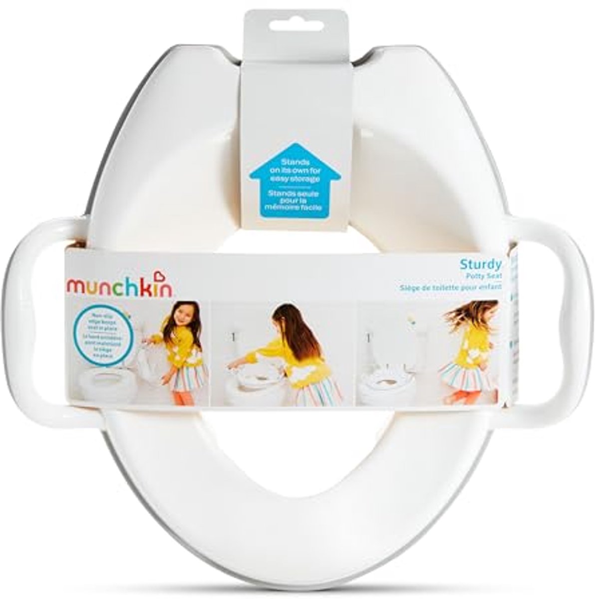 Stabiele Toiletverkleiner voor Kinderen met Handvatten en Voetjes - Ideaal voor Zindelijkheidstraining