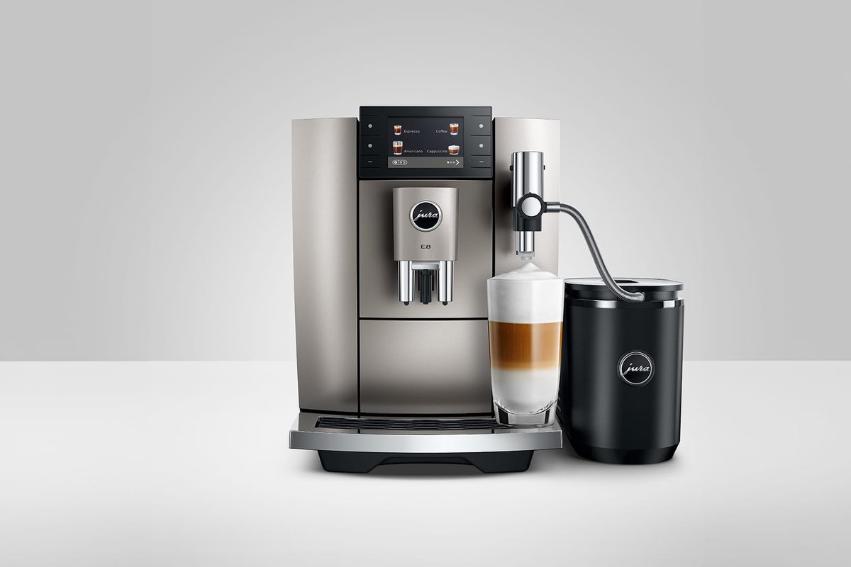 JURA E8 Midnight Silver – Premium volautomaat met Smart Timer thumbnail 8
