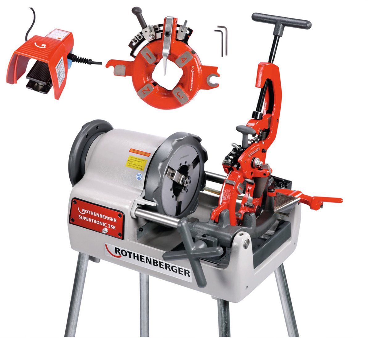 ROTHENBERGER SUPERTRONIC 3SE, Auto, BSPT R 1/2-3", 230V - 56...