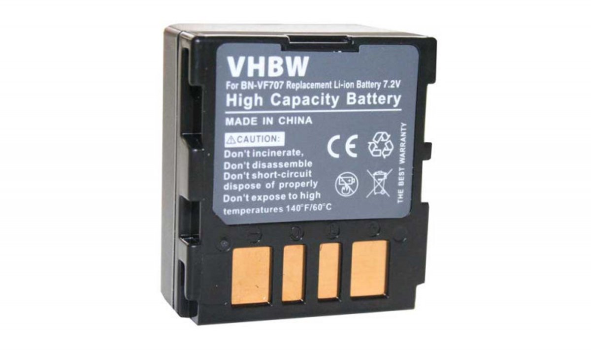 Camera accu compatibel met JVC BN-VF707U / 600 mAh