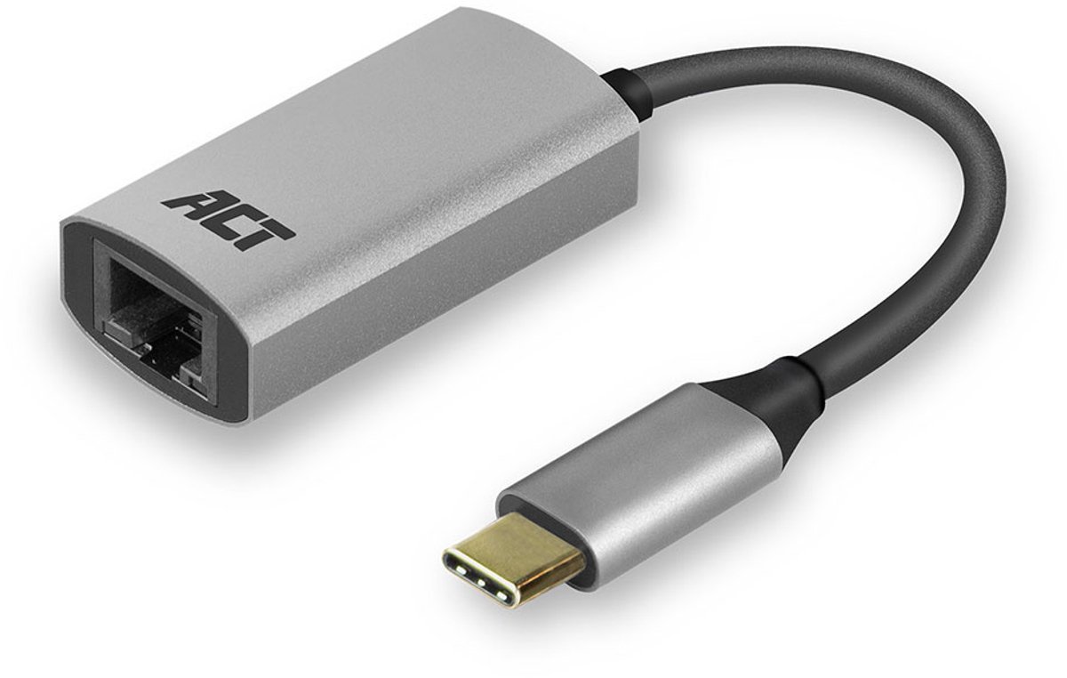 ACT USB-C naar Gigabit ethernet adapter AC7080