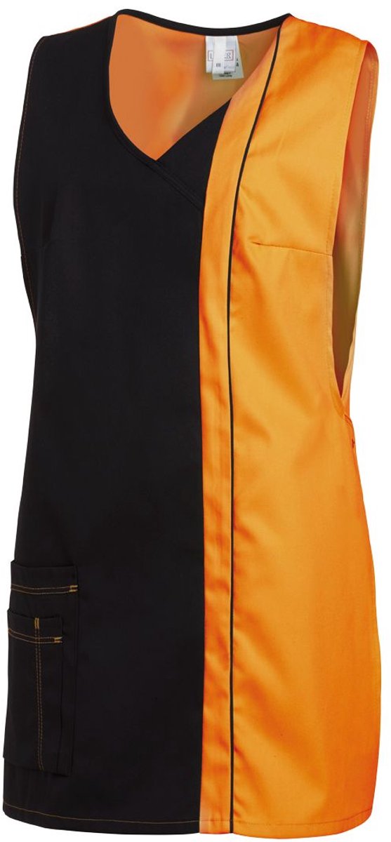 Leiber Damen Überwurfschürze 08/2541/1049 Schwarz/Sun-I