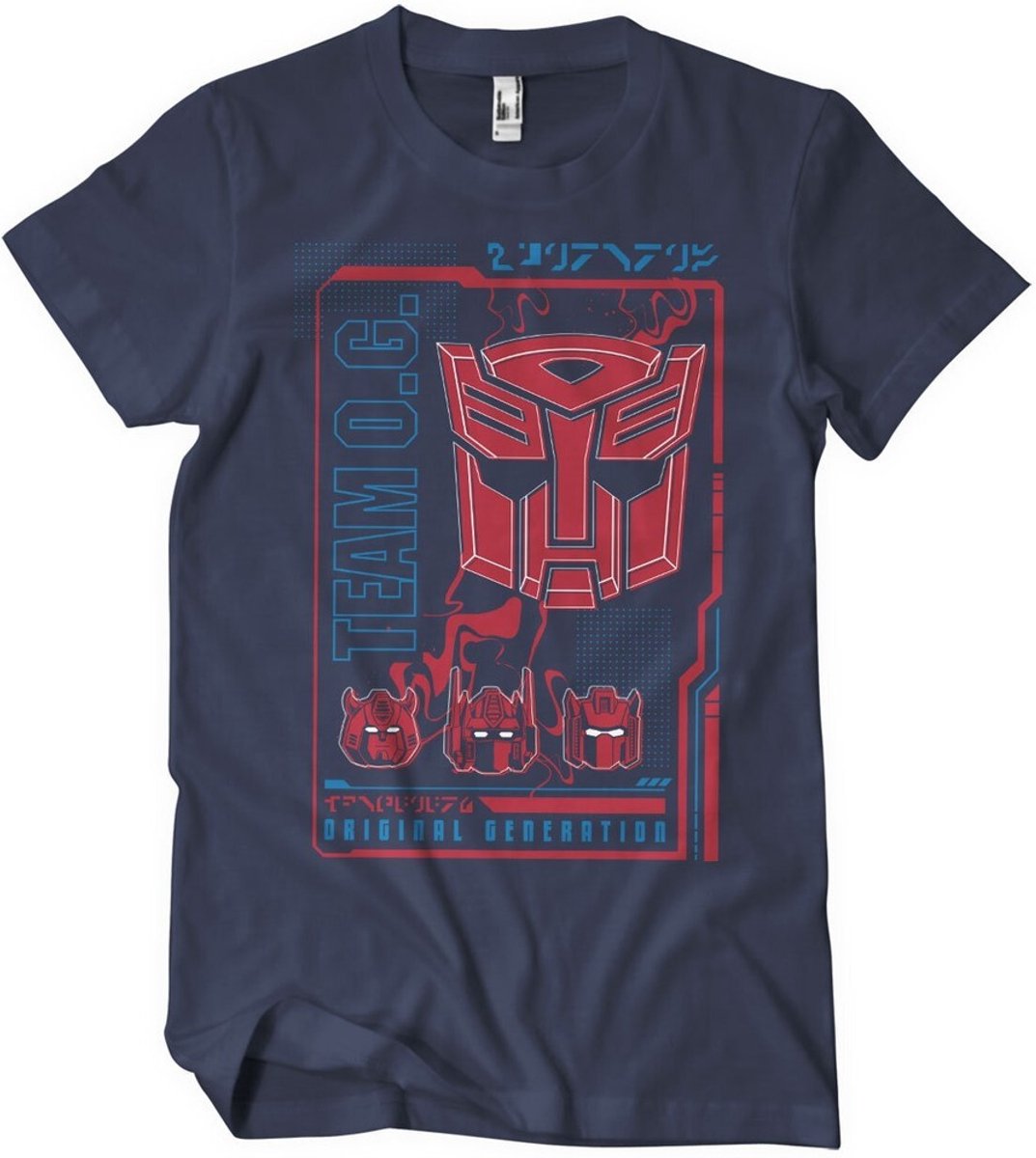 Transformers Autobots Original Generation -T-shirt, marineblauw