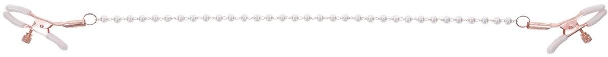 Sportsheets – Peaches ‘n CreaMe Pearl Nipple Clamps – Crème