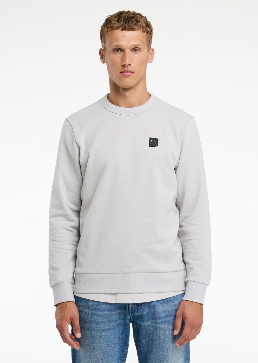 CHASIN' Heren Sweater - Toby - Lichtgrijs