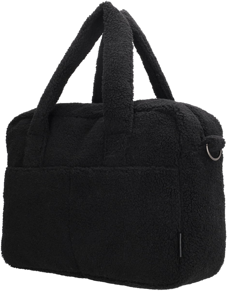 Beagles Lugo Luiertas - Teddy - Shopper - Baby - Mama Tas - Verschoningstas - Diaper Bag - Zwart thumbnail 2