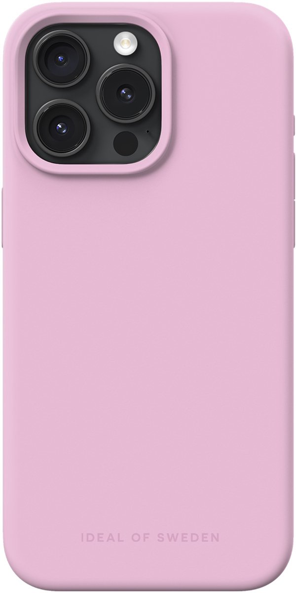 iDeal of Sweden Silicone Case geschikt voor Apple iPhone 15 Pro Max - Bubble Gum Pink
