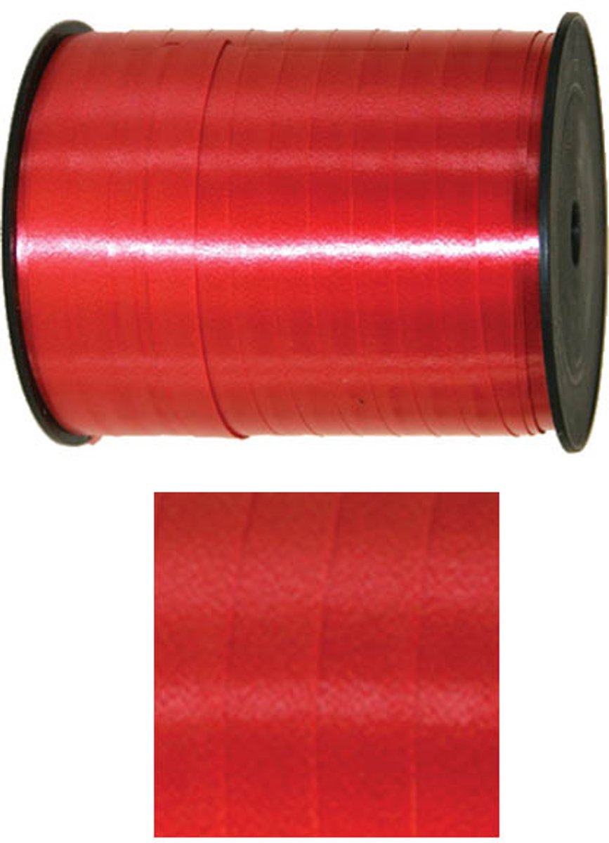 Rood lint - 500 meter - 5 mm