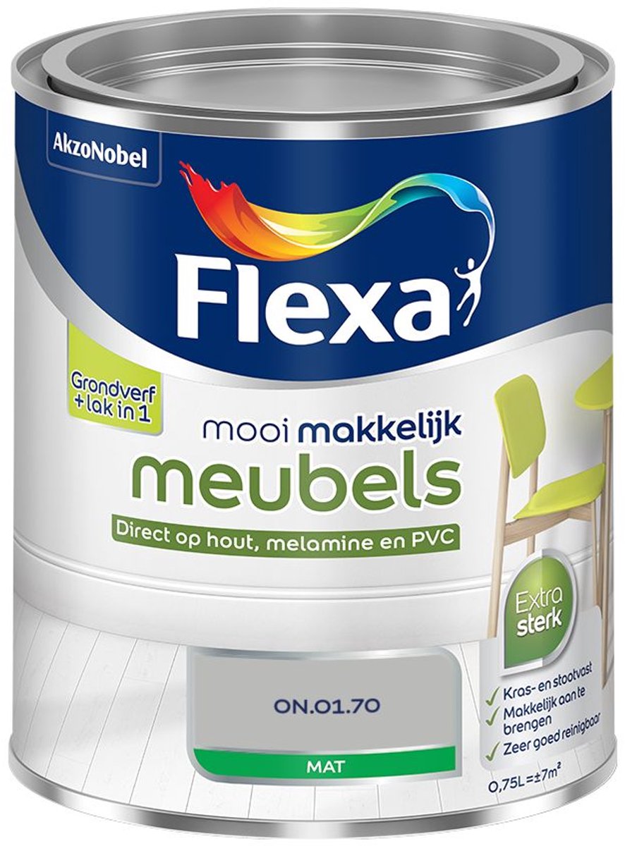 Flexa - mooi makkelijk meubels mat - ON.01.70 - Mengverf - 0.75 L
