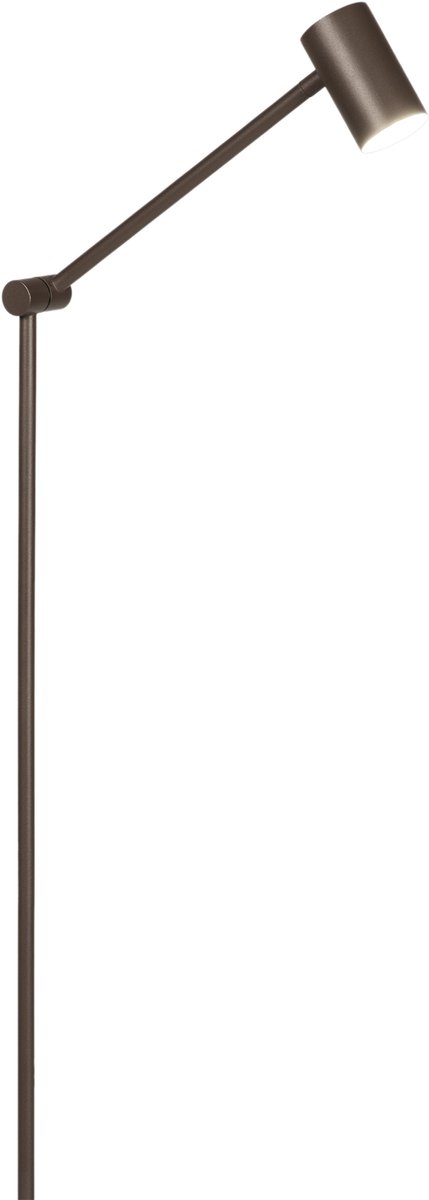Lumidora Vloerlamp 75314 - TIPIK - Ingebouwd LED - 3.0 Watt - 250 Lumen - 2700 Kelvin - Bruin - Metaal - Met dimmer