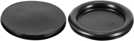 QUARKZMAN Rubberen doppen, 15 stuks, 4 mm (3/16) ID, vinyl, ronde eindkappen, schroefdraad, beschermkappen, bruin QUARKZMAN Rubberen doppen, 15 stuks, 4 mm (3/16) ID, vinyl, ronde eindkappen, schroefdraad, beschermkappen, bruin