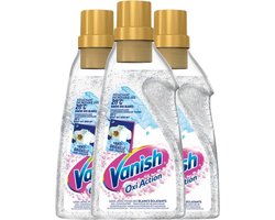 Vanish Oxi Action Whitening Booster Gel 750ml x 3 - Voordeelverpakking