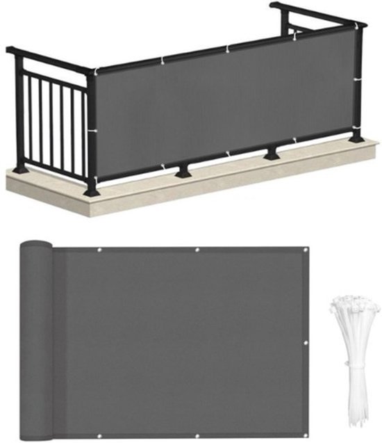 vidaXL Balkonscherm Oxford - 120x300 cm - Waterbestendig