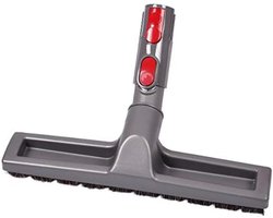 Flexibele parketborstel, geschikt voor Dyson stofzuiger, compatibel met V7-, V8-, V10-, V11-, incl. adapter voor Dyson vloerzuigmond en borstelopzetstuk, stijve constructie, niet buigzaam of