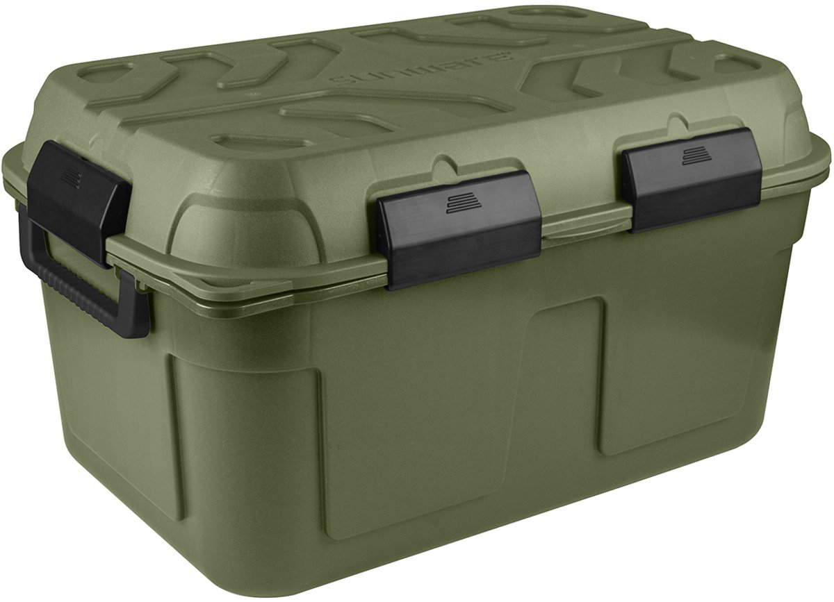 Sunware opbergbox Q-line waterdicht 130L groen