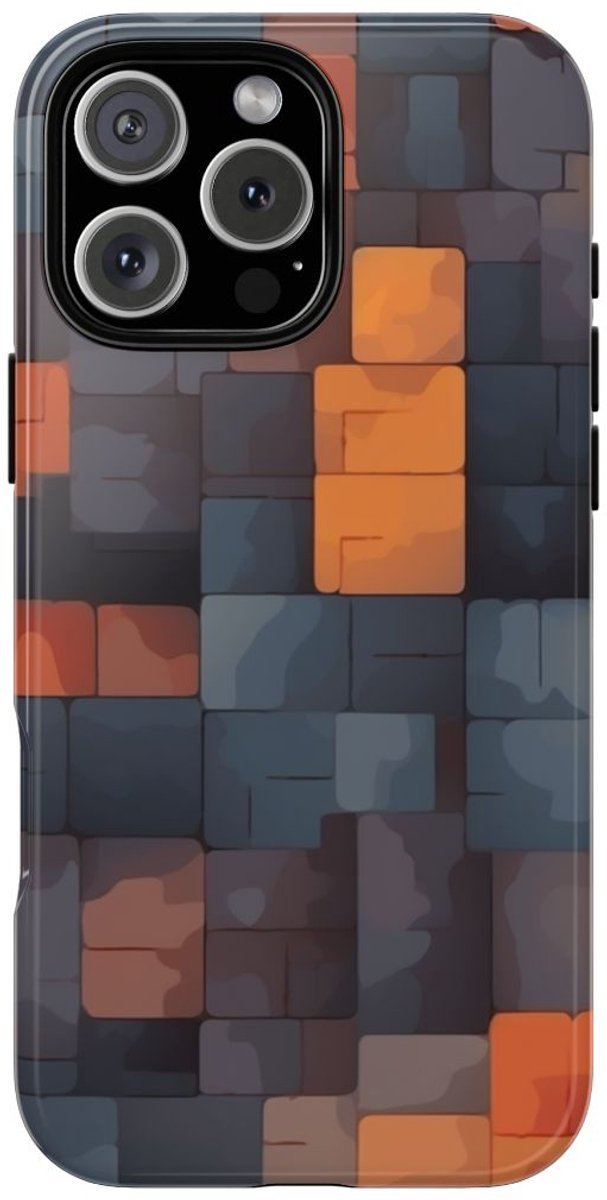 Gestileerd Baksteenpatroon – Telefoonhoesje Geschikt voor iPhone 16 Pro Max