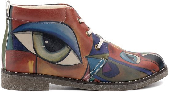 GOBY - Behind your Eyes - Bottine - Bottes femmes - Bottes femme - Bottes femme - Bottine - Fait main - Taille 38