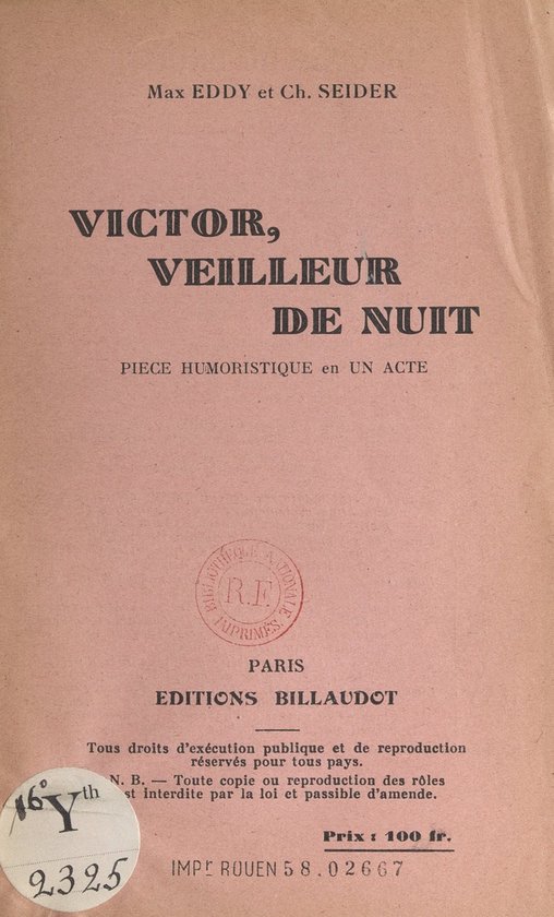 Victor, veilleur de nuit