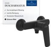 Villeroy & Boch Oasis douchemengkraan, opbouw, terugstroombeveiliging, mat zwart