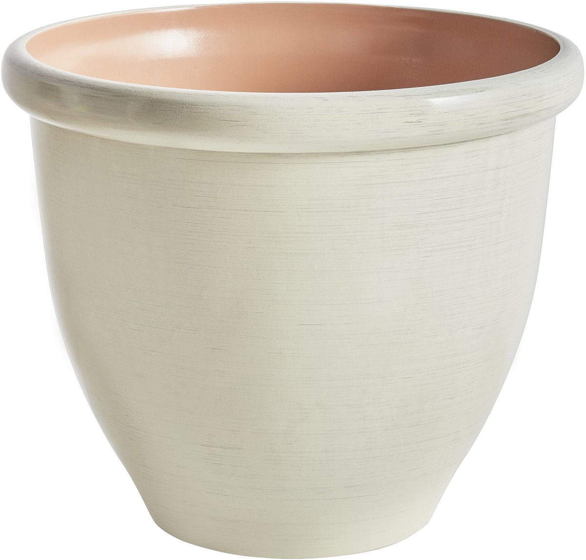 BELIANI TESALIA - Bloempot - Lichtbeige - 49 cm - Polyresin