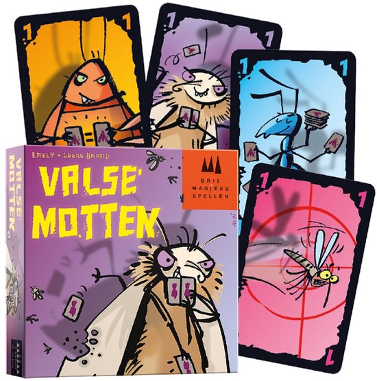 999 Games - Valse Motten - Kaartspel - Familiespel - Actiespel