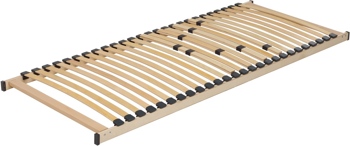 BELIANI VOUZIERS - Lattenbodem - Lichthout - 80 x 200 cm - Berkenhout