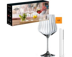 9-delige Gin & Tonic Set met Glas en Rietjes voor Cocktails