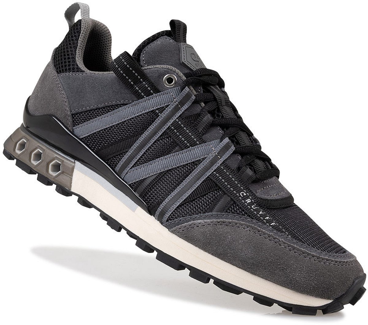 Cruyff Fearia zwart grijs sneakers heren (CC253120958)