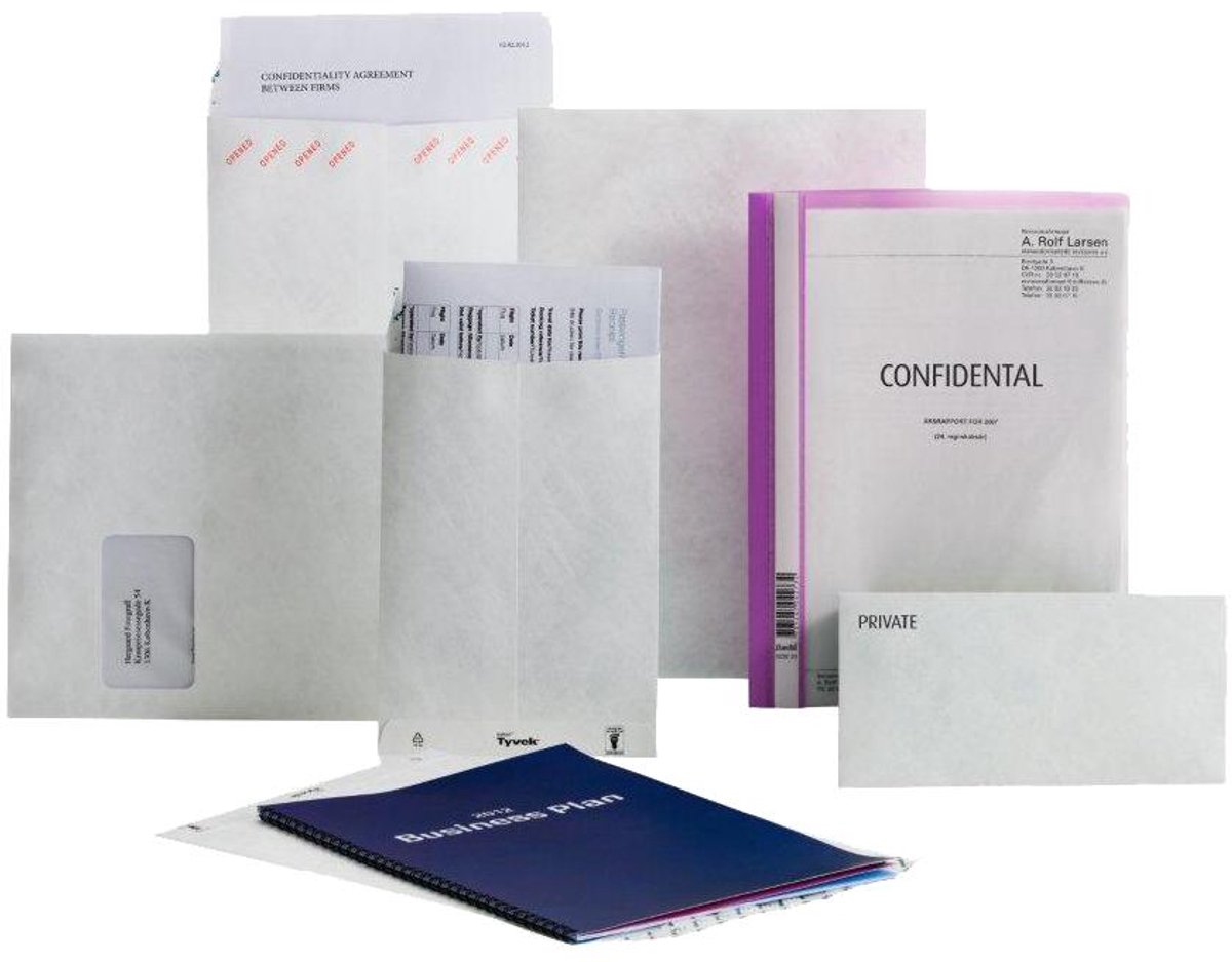 Tyvek verzendtassen E4 zonder venster, 55 g/m², grootverpakking 100 stuks