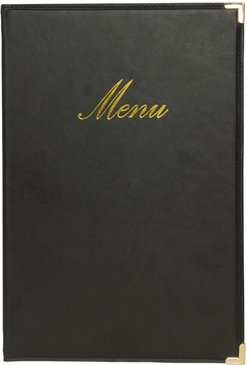 Securit® Menukaart | Menukaart map A4 Classic - bruin