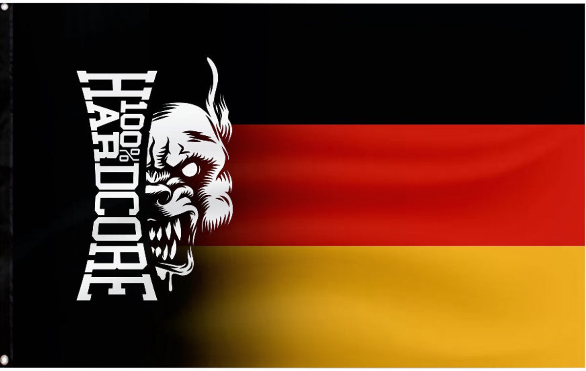 100% Hardcore Vlag Duitsland