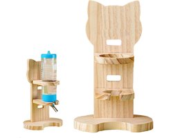 Hamsterdrinkfles met standaard - verstelbare cavia's - drinkfles - knaagdierdrinkfles 80 ml - voor hamsters en andere kleine dieren