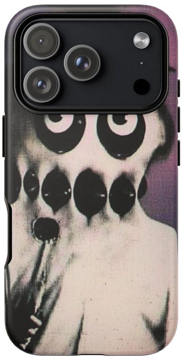 Surrealistisch Wezen met Meerdere Ogen – Telefoonhoesje Geschikt voor iPhone 17 Pro