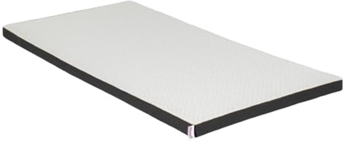 Visco-elastische matrastopper 160 x 200 x 6 cm met wasbare hoes en Memory Foam