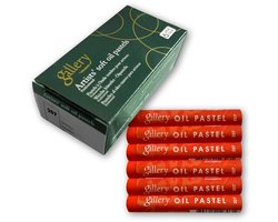 Mungyo Gallery Oliepastels Zacht, 6 stuks, vermiljoen