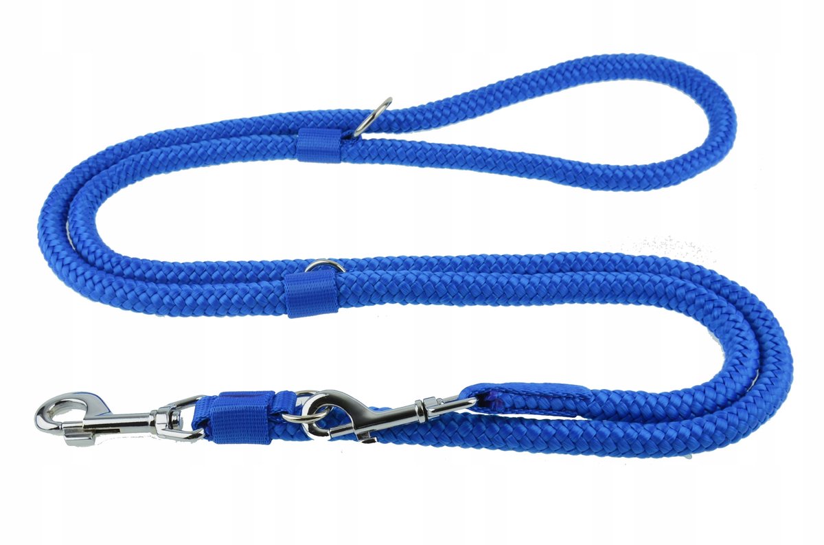 Champion Verstelbare Hondenlijn 5m x 1.4cm - Blauw, Robuust
